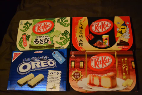 Japanese candies from Kristen's travels in Japan