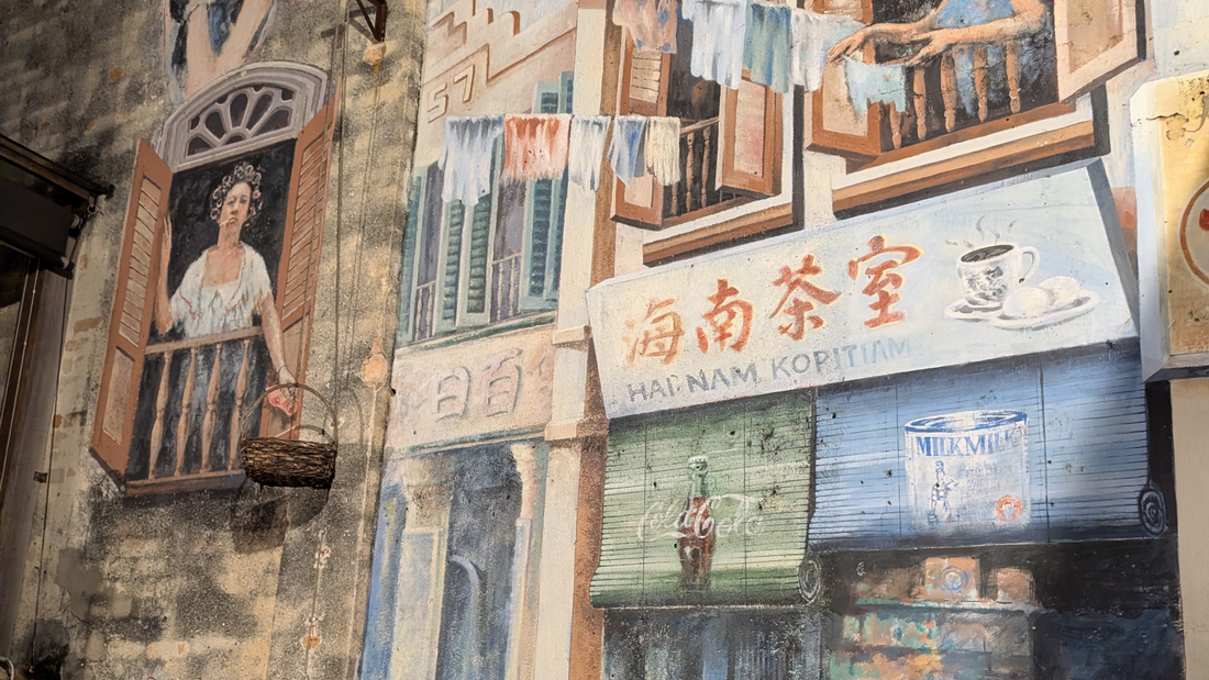 Kung Fu Hustle Mural at Kwai Chai Hong Kuala Lumpur