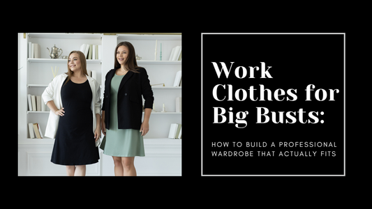 business casual outfit for large bust