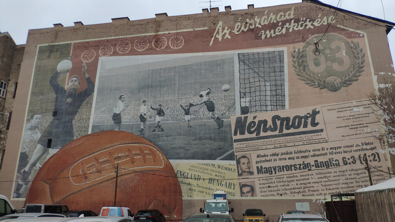 Ferenc Puskás Mural Budapest