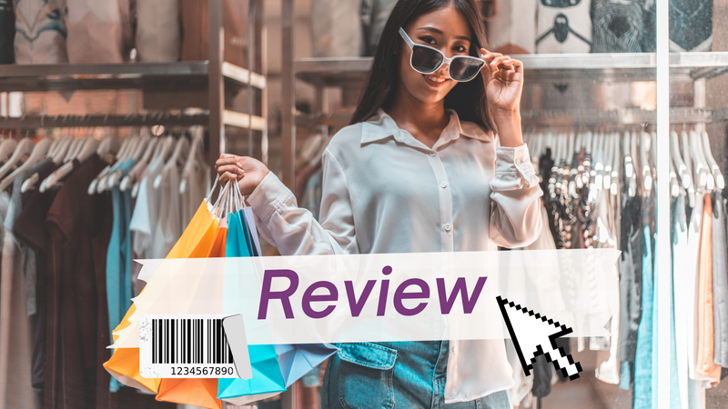 Business ethics and product reviews blog post graphic